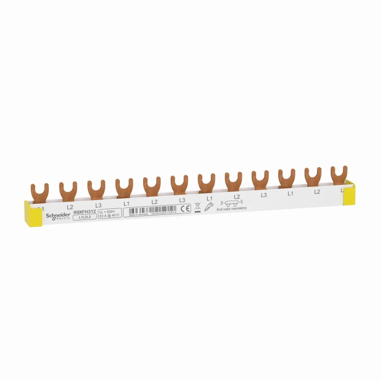 Gabelsammelschiene 12 Module 3-polig 63A R9XFH312 SCHNEIDER ELECTRIC GPV-401-100
