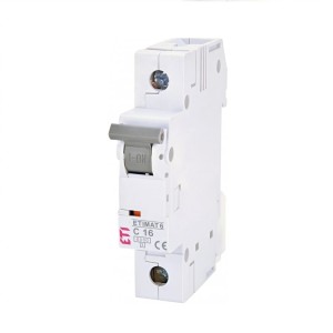 Leitungsschutzschalter C 16A 1P 6kA ETIMAT6 002141516 ETI