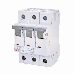 Leitungsschutzschalter C 32A 3P 6kA ETIMAT6 002145519 ETI