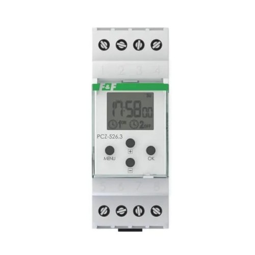 Steueruhr PCZ-526,32x1P I=2x16A 24÷264V AC/DC 2 Module PCZ-526.3 F&F GPV-401-166