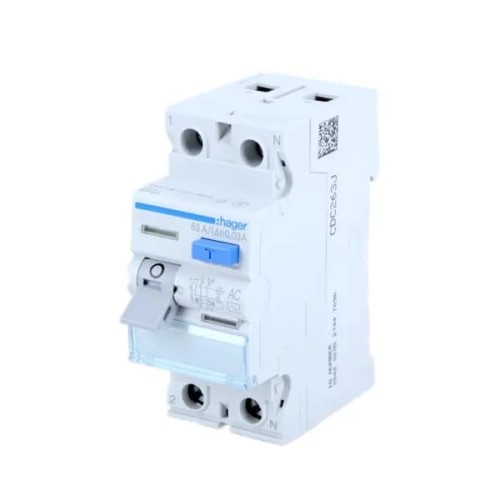 Hager Fehlerstromschutzschalter 1P+N 25A 30mA Typ A GPV-401-198