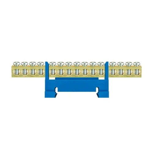 Pawbol Neutralleiter, Schienenmontiert -15 Blau - Niedrige Basis GPV-401-201