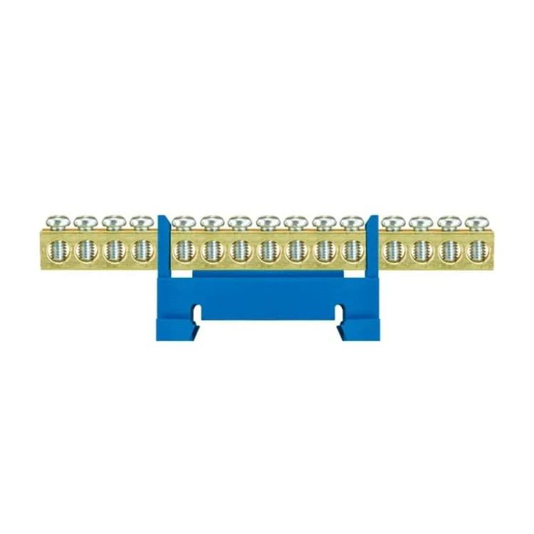 Pawbol Neutralleiter, Schienenmontiert -15 Blau - Niedrige Basis GPV-401-201