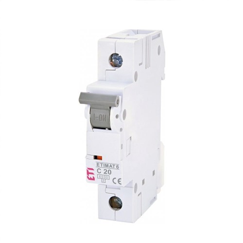 ETI Leitungsschutzschalter C 20A 1P 6kA GPV-401-211