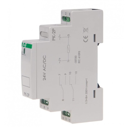 F&F Filipowski Elektromagnetisches Relais 24V AC/DC GPV-401-221