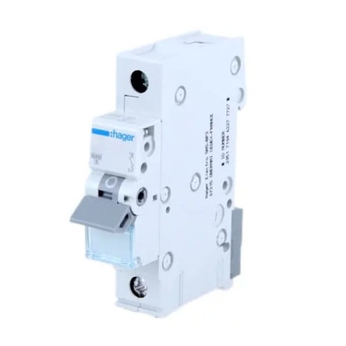 Hager Leitungsschutzschalter C 2A 1P 6kA GPV-401-231