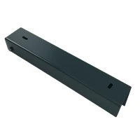 U-Profil Verbinder Halter für Sockelplatte 300x55 Anthrazit Graphit