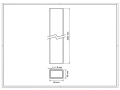 Zaunpfosten 60x40x1,2 mm, Länge 2,4 m, braun RAL 8017 GPV-700-68 (3)