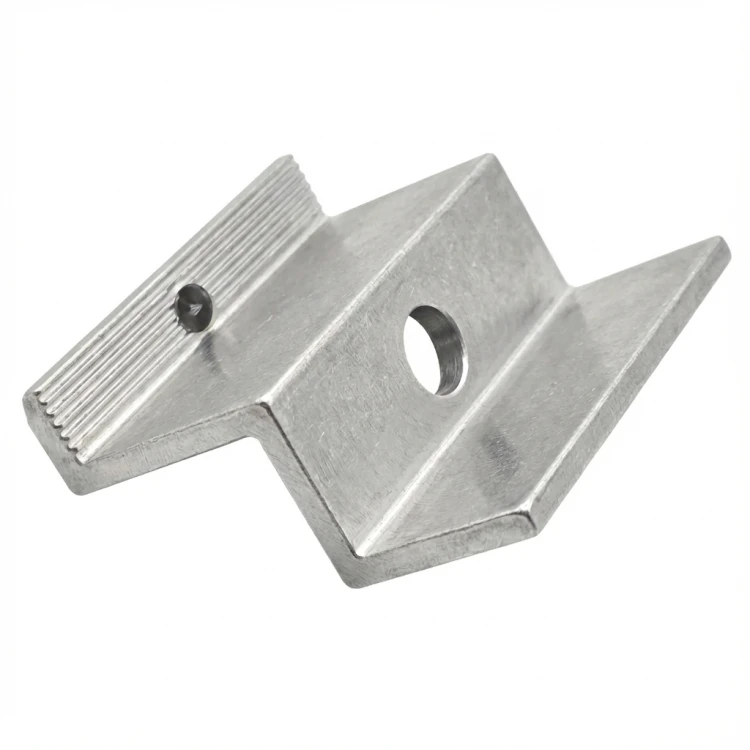 [RDY] Endklemme H40 L50 - roh mit Erdungspin PV-03-80 (3)