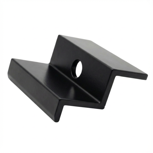 [RDY] Endklemme H40 L50 schwarz lackiert PV-03-79 (1)