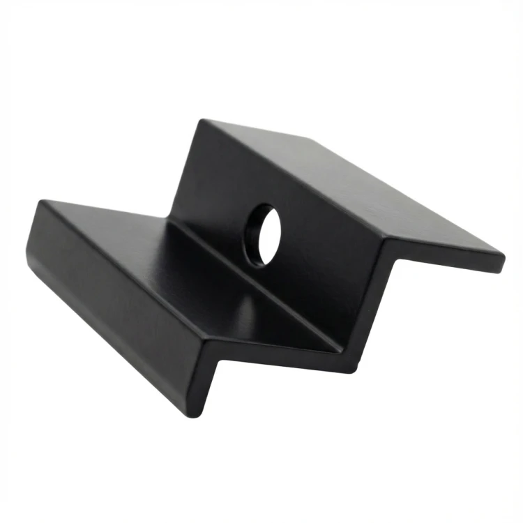 [RDY] Endklemme H40 L50 schwarz lackiert PV-03-79 (1)
