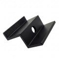 [RDY] Endklemme H40 L50 schwarz lackiert PV-03-79 (3)