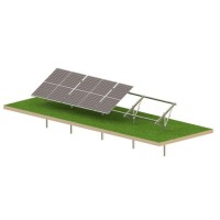 Solar KIT T1V Strong – Bodenmontage PV-Konstruktion für 8 Module
