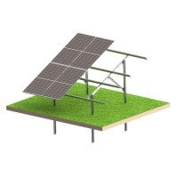 Solar KIT N2V Light – Bodenmontage-PV-Konstruktion für 8 Module