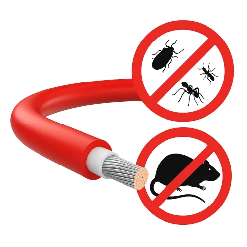 Photovoltaik-Installationskabel mit Nagetierschutz (AR) - 4mm Rot 000-105 (2)