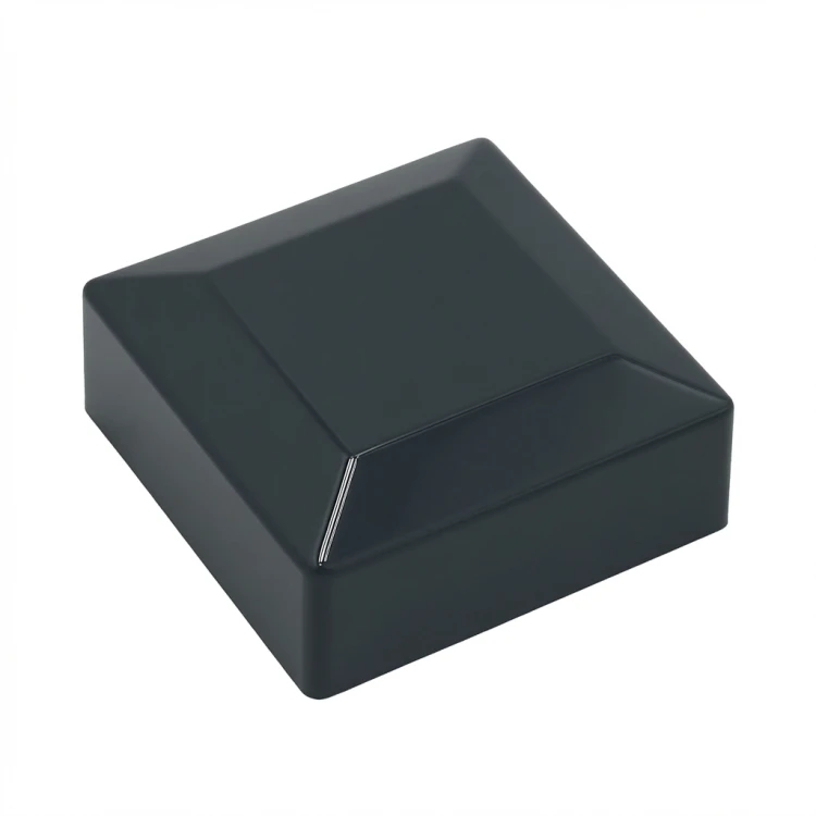 Pfostenkappe Abdeckkappe für Zaunpfosten 80x80 anthrazit 000-131 (1)