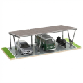 Solarcarport VICA für 3 Fahrzeug Photovoltaik-Parkplatz 2+1 module GPV-105-09 (1)