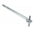 Einschlagbodenanker mit Arretierung l=35cm galvanisch verzinkter Stahl 000-162 (1)
