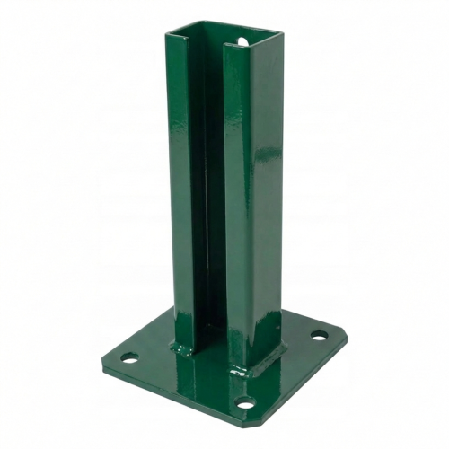 Zaunpfostenfuß 60x40 grün RAL 6005 verzinkt 000-155 (1)