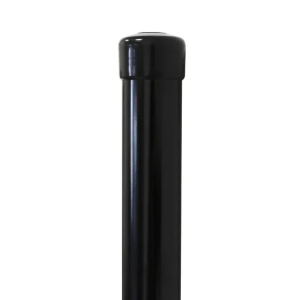 Zaunpfosten Fi 42,4x1,5, Länge 2,3 m, schwarz RAL 9005