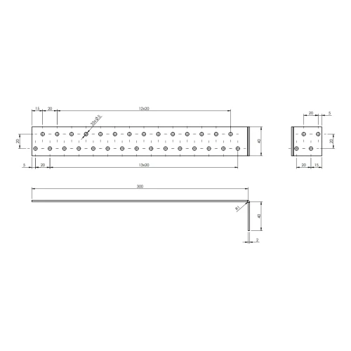 Verankerungswinkel KK-02 42x302x40x2.0 000-124 (2)