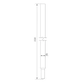 Zusammenklappbare Erdungsstange Morsekegel-Verbindung fi 16x1500 mm /OG/ PV-23-01 (3)