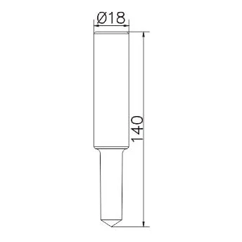 Handtreiber für Erdungsstäbe (feuerverzinkt) 18x140mm PV-24-02 (2)