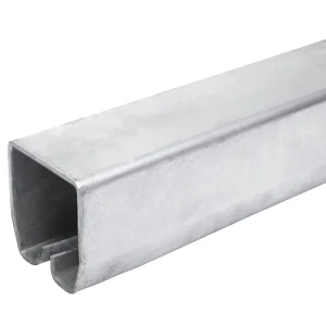 Schiene für Hängetore 50x46x2,0 mm, Länge 2,9 m, verzinkt