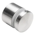 Punkthalter für Glas fi 50/30/M10x45, Glas 8-21,52 mm, AISI 304, flaches System, Satin 000-262 (1)