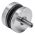 Punkthalter für Glas fi 50/8/M10x50, Glas 8-17,52 mm, AISI 304, flaches System, Satin 000-266 (2)