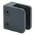 Glashalter 45x45x26 mm Anthrazit Glas 6-10,76 mm Zamak Flachsystem lackiert 000-269 (3)