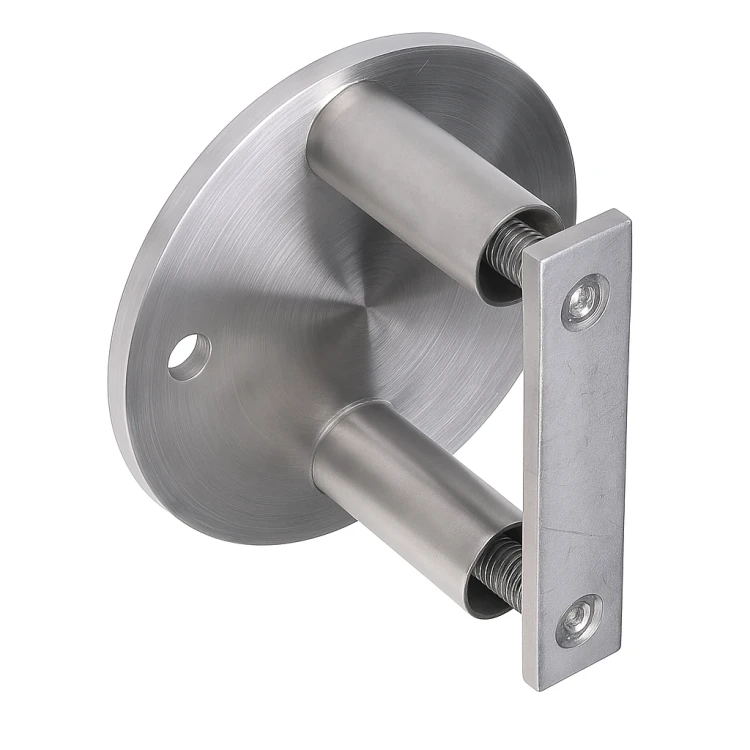 Seitliche Pfostenanschluss fi 42,4 mm an Rohr fi 100 mm AISI 304 Satin 000-299 (1)
