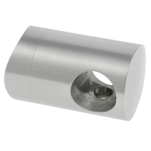 Durchgangshalter für Stab/Rohr ø 12 mm, System für Rohr 42,4 mm, AISI 304 Satin