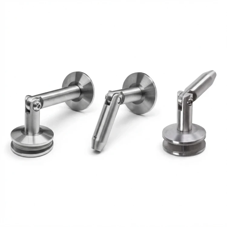 Glasvordach-System M10 3-teiliger Abspanner fi 10 mm Glas 8-17,52 mm AISI 304 Satin 000-261 (2)