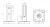 Vertikale Glashalterung Spigot 50x50/100x100 mm Glas 12-17,52 mm AISI 304 Satin 000-291 (5)