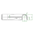 Wand-Boden-Bogen 20-22 mm 100 Stück 000-093 (2)