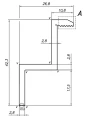 Endklemme H40 Aluminium 6060 Loch M8 Eloxiert PV-03-10 (1)