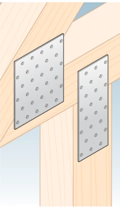Lochplatte Zimmererverbinder PP 9 80x200x2,0 000-366 (5)
