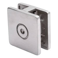 Glashalter 8-10 mm 60x60x28 mm AISI 304 flaches System Satine