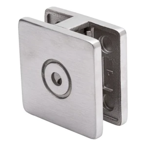 Glashalter 8-10 mm 60x60x28 mm AISI 304 flaches System Satine