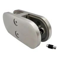 Glashalter 6-12,76 mm 180° 106x45x30 mm Pin AISI 304 Satine