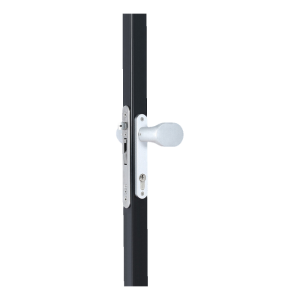 Locinox – Aluminium-Türgriff für Gartentore, silber, feste/drehbare Funktion