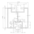 Aluprofil 416cm 40x40 für Hammerkopfschrauben PV-01-09 (3)