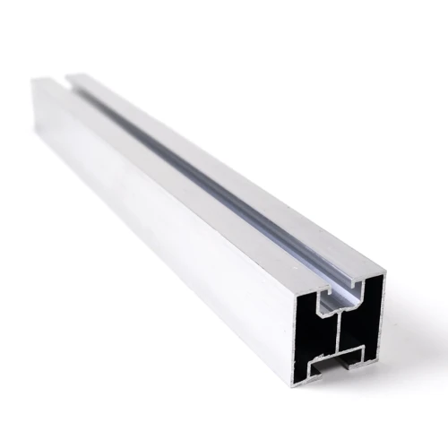 Aluminiumprofil 40x40 mm, Länge 10 cm, für Hammerkopfschrauben PV-01-12 (1)