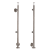 Endpfosten links ø 42,4x1230mm AISI304 seitliche Befestigung satin 000-525 (1)
