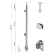 Endpfosten links ø 42,4x1230mm AISI304 seitliche Befestigung satin 000-525 (2)