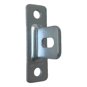 Zaunfeld-Verbinder zum Anschrauben H80 schwarz halbmatt RAL 9005