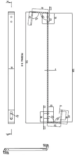 Dachhaken S530 für Schrägdächer PV-08-25 (1)
