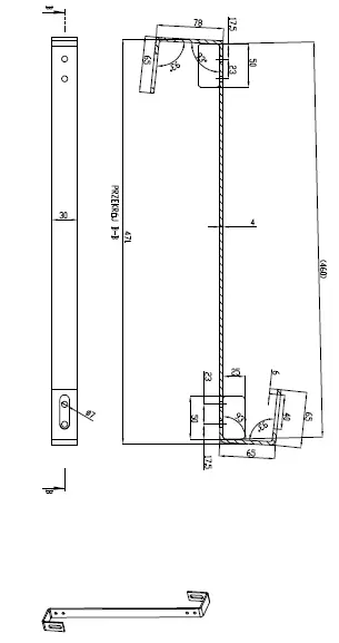 Dachhaken S470 für Schrägdächer PV-08-24 (1)