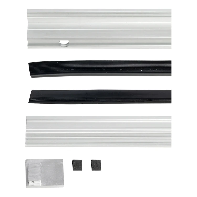 Kozza KB5000 – kompletter französischer Aluminium-Balkon H1100 mm, Glas 16–17,52 mm, matt eloxiert 000-851 (6)